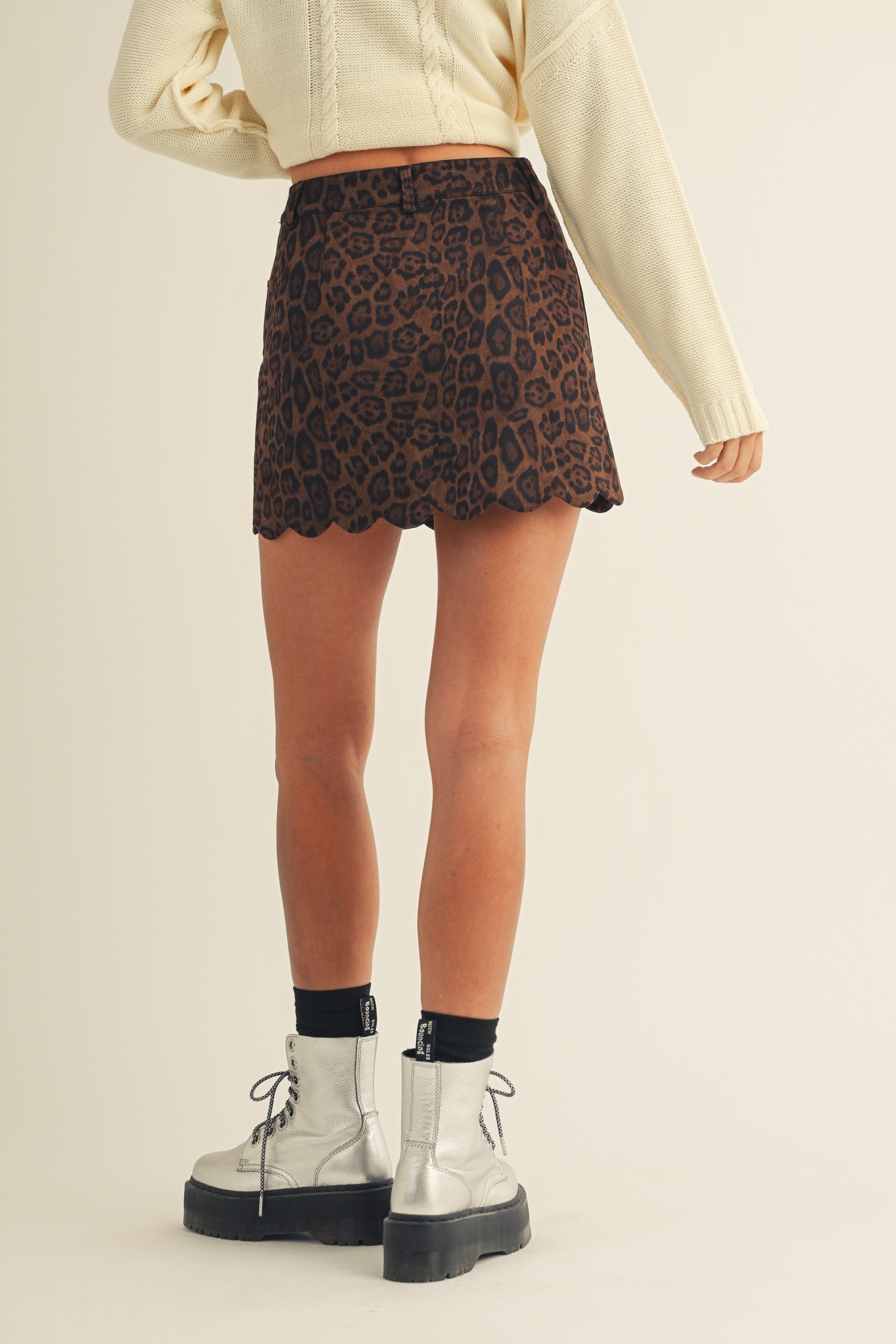 Leopard Mini skirt